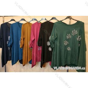 Tunika dlhý rukáv dámska (S/M ONE SIZE) TALIANSKA MÓDA IMPMM22913400070
