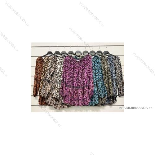 Tunika dlhý rukáv dámska (S/M ONE SIZE) TALIANSKA MÓDA IMPSH22N120A