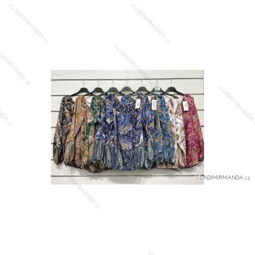 Tunika dlhý rukáv dámska (S/M ONE SIZE) TALIANSKA MÓDA IMPSH225788