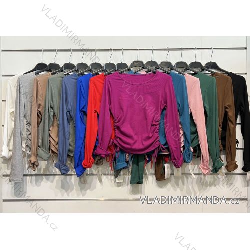 Tunika dlhý rukáv dámska (S/M ONE SIZE) TALIANSKA MÓDA IMPSH222706