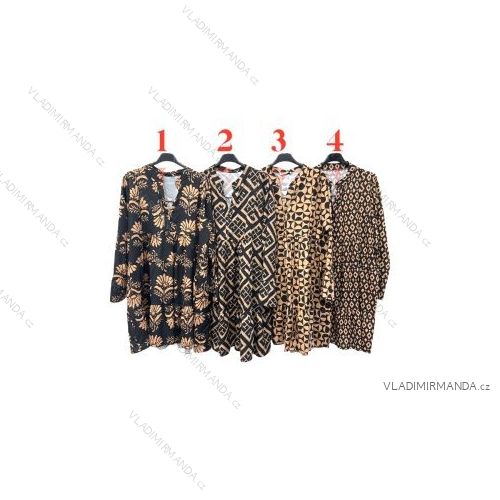 Šaty dlhý rukáv dámske (S/M ONE SIZE) TALIANSKA MÓDA IMPLM22224640010