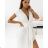 Šaty letné dlhé na ramienka variabilní zavazování dámske (S/M/L/XL ONE SIZE) TALIANSKA MÓDA IMM223000HG/DR limetková S/M