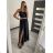 Šaty dlhé elegantné letné na ramienka dámske (S/M ONE SIZE) TALIANSKA MÓDA IMM2222611LS