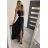 Šaty dlhé elegantné letné na ramienka dámske (S/M ONE SIZE) TALIANSKA MÓDA IMM2222611LS