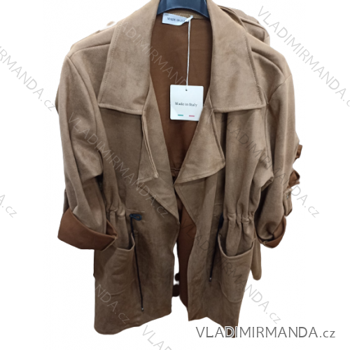 Kabát dlhý rukáv dámske (L/XL/2XL ONE SIZE) TALIANSKA MóDA IM4221338