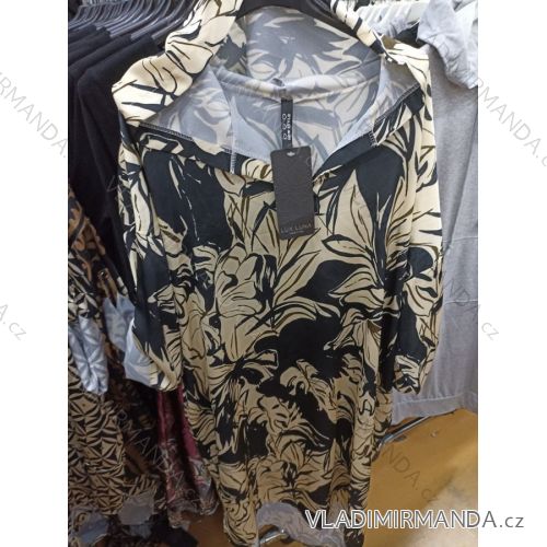 Šaty dlhý rukáv dámske (S/M ONE SIZE) TALIANSKA MóDA IM4221318