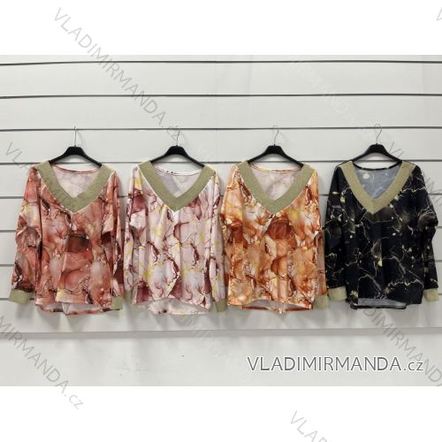Tunika dlhý rukáv dámska (S/M ONE SIZE) TALIANSKA MÓDA IMWY22181