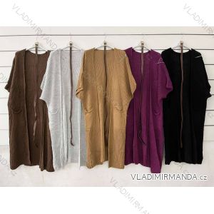 Cardigan pletený s opaskom dámsky (S/M/L ONE SIZE) TALIANSKA MÓDA IMWY22195