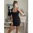 Šaty letné elegantné mini bez rukávov dámske (S/M ONE SIZE) TALIANSKA MÓDA IMPBB224876kt