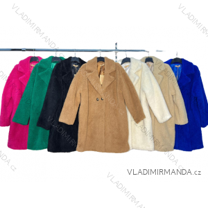 Kabát dlhý rukáv dámske nadrozmer (XL/2XL ONE SIZE) TALIANSKA MóDA IM422P62D90