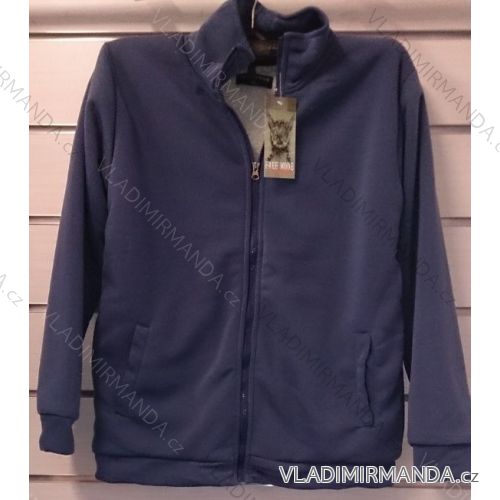 Mikina teplá pánska zateplená baránkom (m-3XL) FREE MODE ZA2705