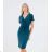 Šaty elegantný krátky rukáv dámske (S/M ONE SIZE) TALIANSKA MÓDA IMM22UN8037