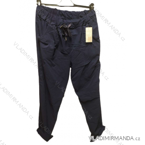 Nohavice strečové dlhé dámske nadrozmer (XL/2XL ONE SIZE) TALIANSKA MÓDA IMC22349