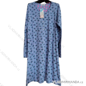 Košeľa nočná krátky rukáv dámska bavlnená nadrozmerná (m-3XL) C-LEMON B27901C/D/22