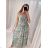 Šaty dlhé elegantné icecool bez rukávov dámske (M/L, XL/XXL) AINUOSI TALIANSKA MODA IMB23FW56-20