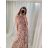 Šaty dlhé elegantné icecool bez rukávov dámske (M/L, XL/XXL) AINUOSI TALIANSKA MODA IMB23FW56-20