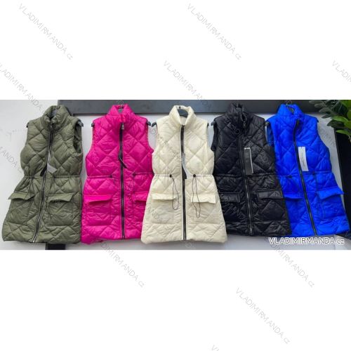 Vesta bez rukávov dámska (S-2XL) TALIANSKA MÓDA IMWC223118