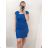 Šaty elegantní společenské dámske (XL-4XL) TALIANSKA MóDA IM922DRESSKRBLUE/DR 3XL <p>modrá kráľovská</p>