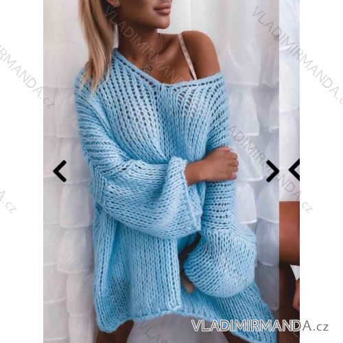 Sveter dlhý rukáv dámsky (S/M/L ONE SIZE) TALIANSKA MÓDA IMWA223124