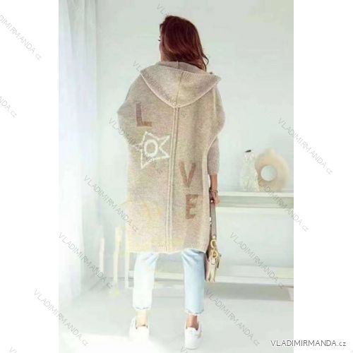 Cardigan pletený dlhý rukáv dámsky (S/M/L ONE SIZE) TALIANSKA MÓDA IMWGS223141