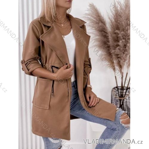 Kabát dlhý rukáv dámsky (S/M ONE SIZE) TALIANSKA MÓDA IMWGM223149