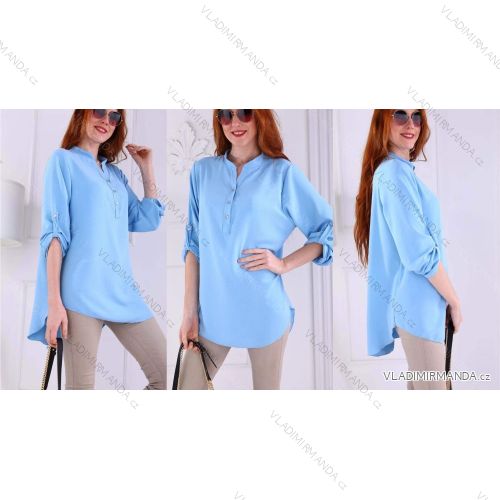 Tunika oversize dlhý rukáv dámska (S/M ONE SIZE) TALIANSKA MÓDA IMPLI2317221/01
