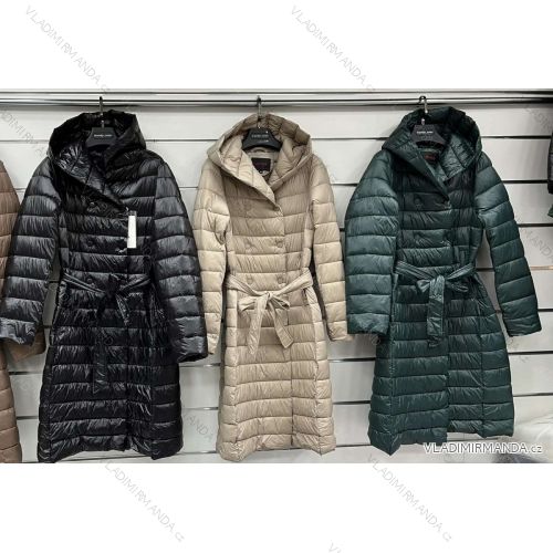 Bunda/kabát dlhá dlhý rukáv dámska (S-2XL) TALIANSKA MÓDA IMWA223188