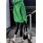 Mikina teplá oversize s kapucňou dlhý rukáv dámska (S/M ONE SIZE) TALIANSKA MÓDA IMWA223222