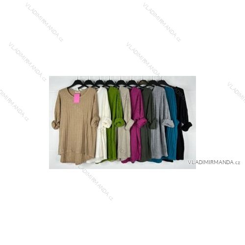 Tunika dlhý rukáv dámske (S/M ONE SIZE) TALIANSKA MÓDA IMPBB2226246k