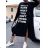 Šaty oversize dlhý rukáv dámske (M/L/XL ONE SIZE) TALIANSKA MÓDA IMWB22264