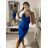 Šaty elegantné mini na ramienka dámske (S/M ONE SIZE) TALIANSKA MÓDA IM322105