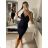 Šaty elegantné mini na ramienka dámske (S/M ONE SIZE) TALIANSKA MÓDA IM322105