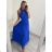 Šaty dlhé elegantné spoločenské bez rukávov dámske (L/XL ONE SIZE) TALIANSKA MÓDA IMM22FS52701/DR L/XL biela