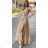 Šaty elegantné spoločenské dlhé na ramienka dámske (S/M ONE SIZE) TALIANSKA MóDA IMM22LS38095
