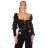Top/blúzka dlhý rukáv dámske (S/M ONE SIZE) TALIANSKA MÓDA IMM22Ls21100