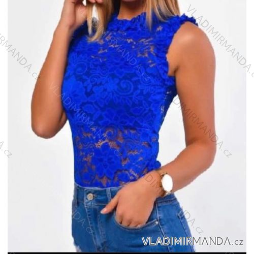 Body krajkové bez rukávov dámske (S/M ONE SIZE) TALIANSKA MÓDA IMM22LZO2513