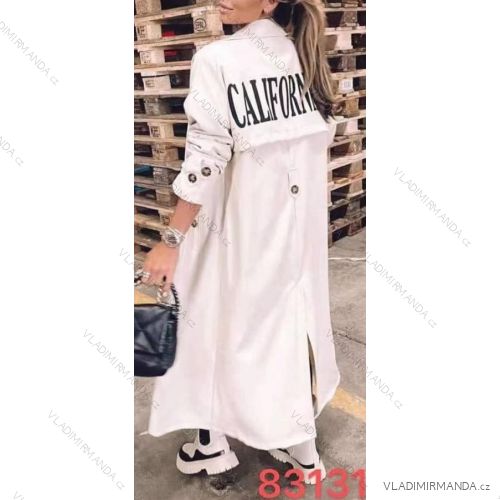 Kabát dlhý rukáv dámska (S/M ONE SIZE) TALIANSKA MÓDA IMM22MS83131