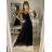 Šaty dlhé elegantné spoločenské na ramienka dámske (S/M ONE SIZE) TALIANSKA MÓDA IMPSH243670 béžová S/M