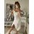 Šaty elegantné carmen krátké bez rukávov dámske (S/M ONE SIZE) TALIANSKA MóDA IM322308