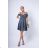 Šaty elegantní třpytivé carmen dámské (S/M ONE SIZE) ITALSKá MóDA IM322337