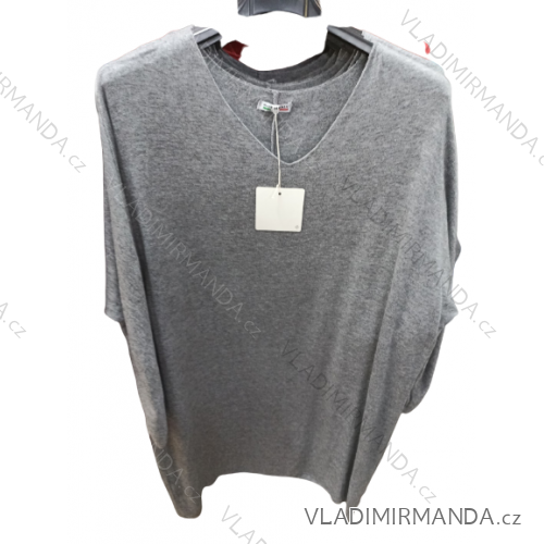 Šaty klasik teplé 3/4 rukáv dámske (L/XL ONE SIZE) TALIANSKA MÓDA IM3223524