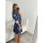 Šaty dlhý rukáv dámske (S/M/L ONE SIZE) TALIANSKA MÓDA IM622104 námornícka modrá S/M