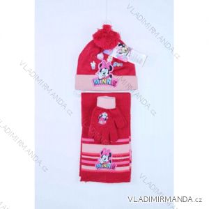Súprava čiapky zimné, šál a rukavice Minnie mouse detská dievčenská (ONE SIZE) SETINO MIN-A-KNSET-198