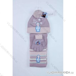 Súprava čiapky zimné, šál a rukavice frozen detská dievčenská (ONE SIZE) SETINO FR-A-KNSET-199
