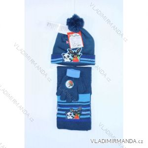 Súprava čiapky zimné, šál a rukavice bing detská chlapčenská (ONE SIZE) SETINO 780-817