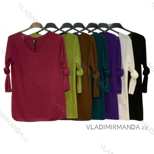 Tunika dlhý rukáv dámska (S/M ONE SIZE) TALIANSKA MÓDA IMPMM22205780065