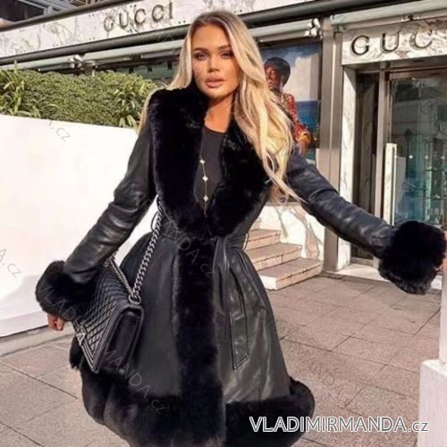 Kabát dlhý rukáv dámska (S/M ONE SIZE) TALIANSKA MÓDA IMPBB22C0091