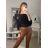 Sveter tenký oversize s mašlí dlhý rukáv dámsky (M/L ONE SIZE) TALIANSKA MÓDA IM422910/DR fuchsiová M / L