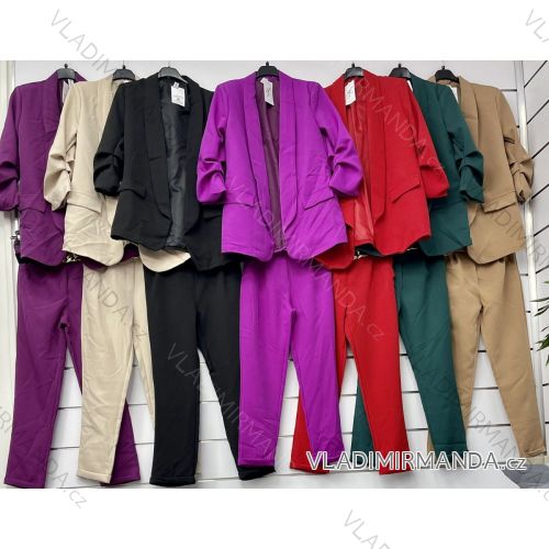 Súprava elegantné sako a nohavice dámska (S-2XL) TALIANSKA MÓDA IMWAD223359