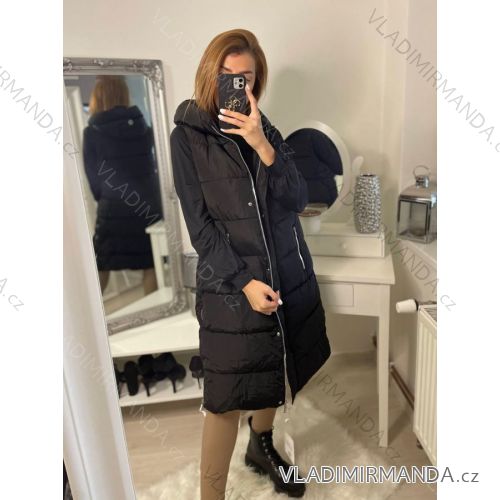 Vesta s kapucňou dámska (S-2XL) TALIANSKÁ MÓDA PIU ANNA PMW222286